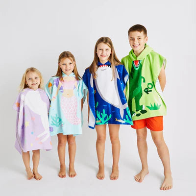 Unicorn Hooded Towel Poncho