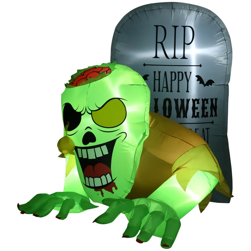 5FT Halloween Inflatables Ghost and Tombstone