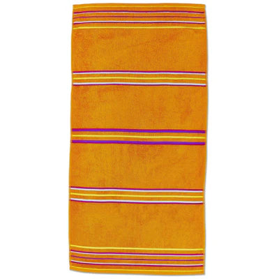 Rainbow Pairs Beach Towels Pink & Orange by Catherine Lansfield