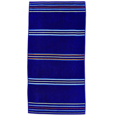 Rainbow Pairs Twin Pack Cotton Beach Towels Blue
