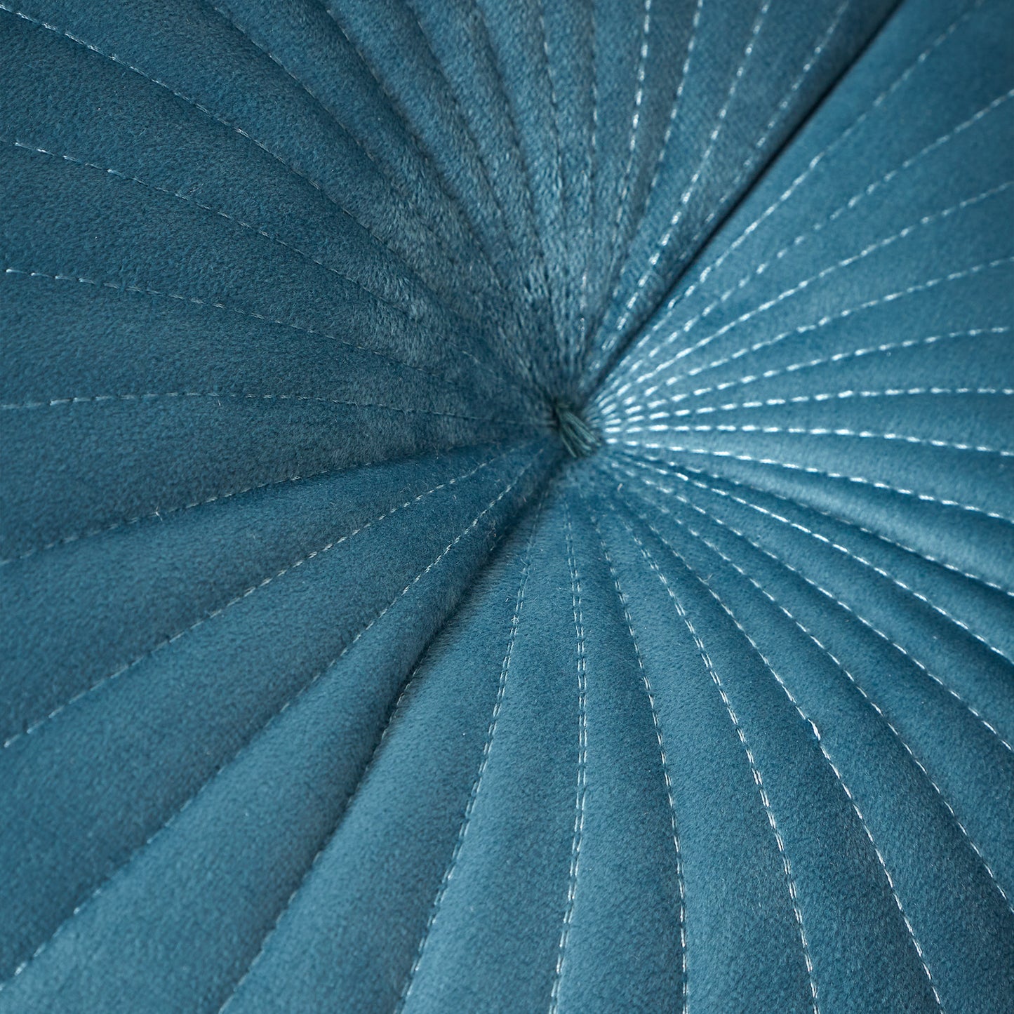 Round Soft Touch Cushion in Teal by Catherine Lansfield
