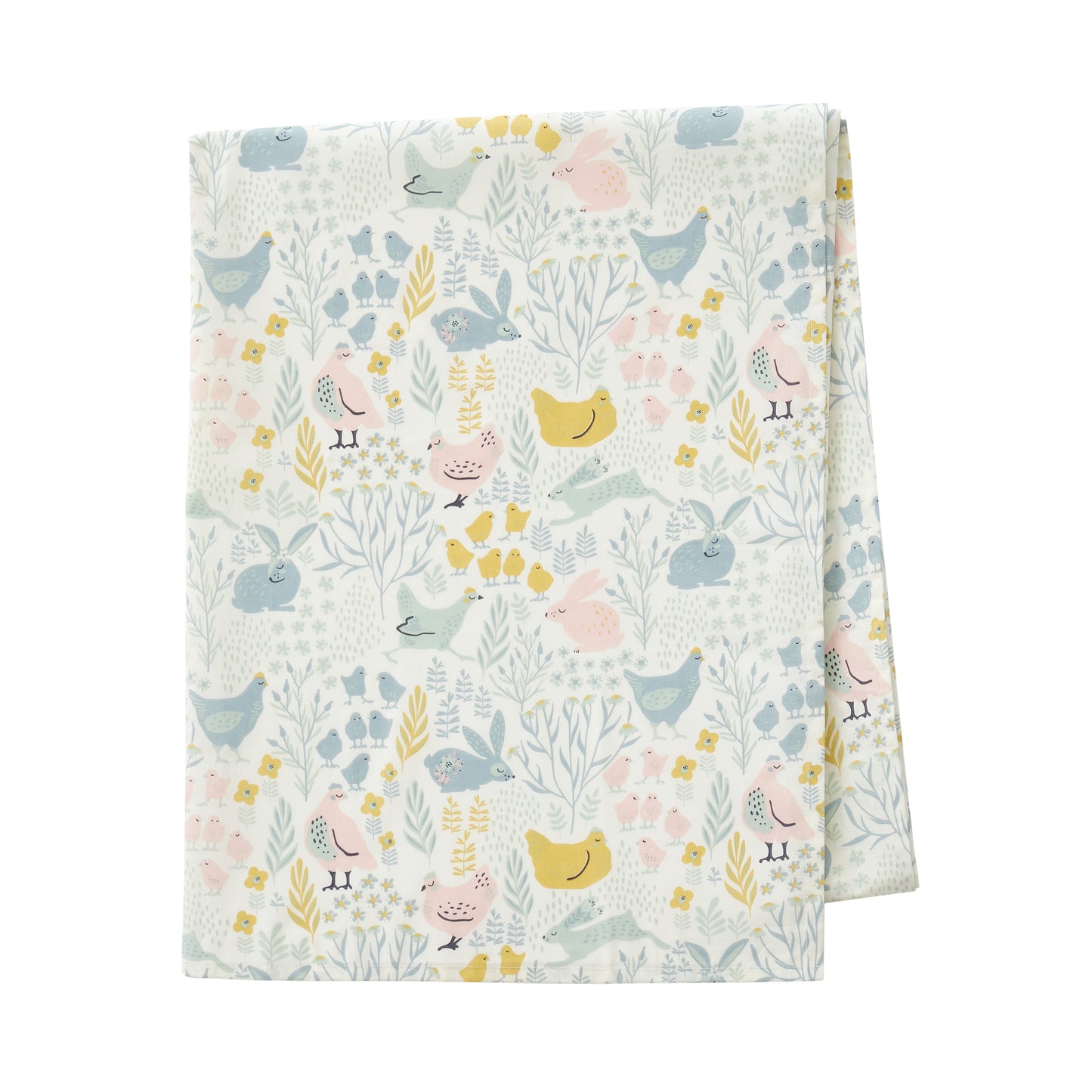 Cottage Friends Cotton Table Cloth in Natural by Catherine Lansfield