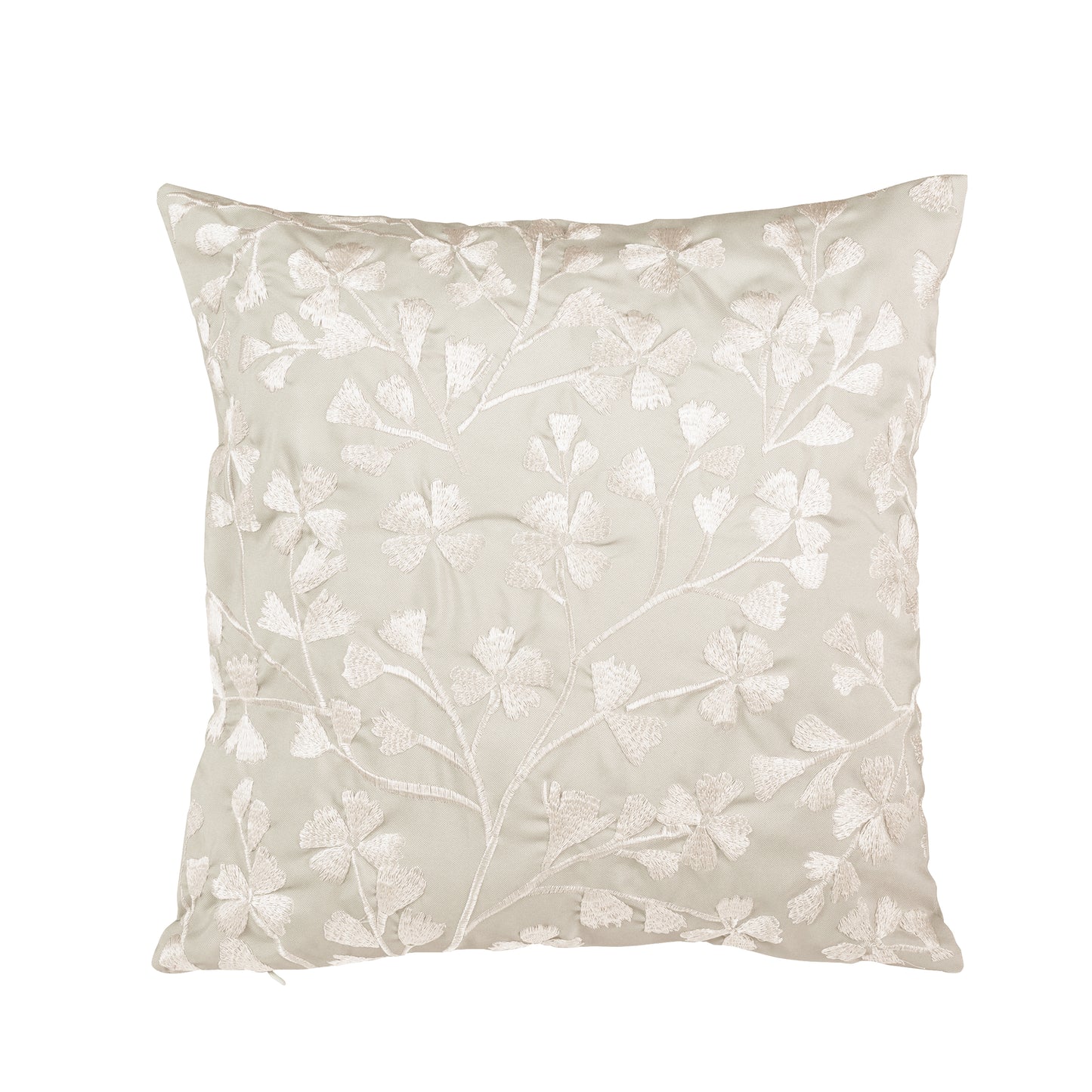 Brooke Floral 45x45 cm Cushion in Natural by Catherine Lansfield
