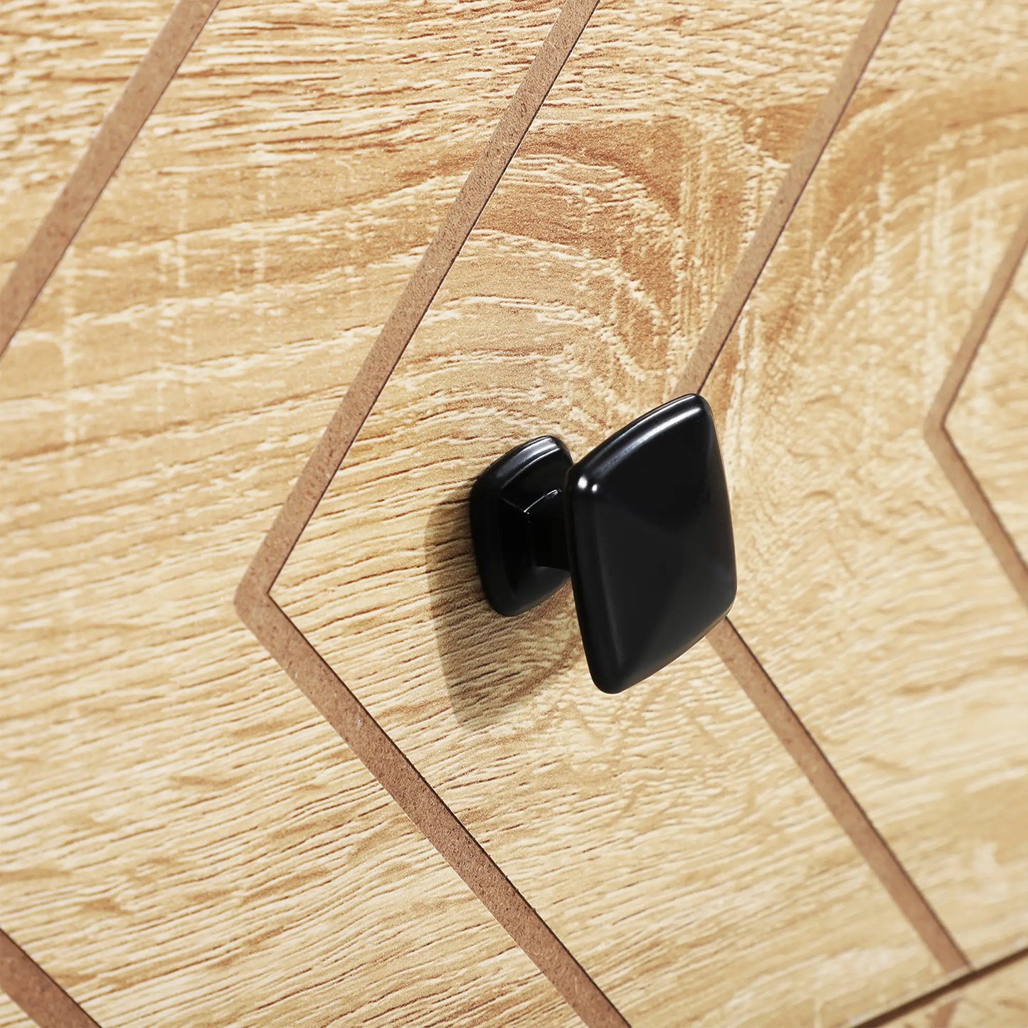Natural Zigzag Chest of Drawers - 6 Drawers