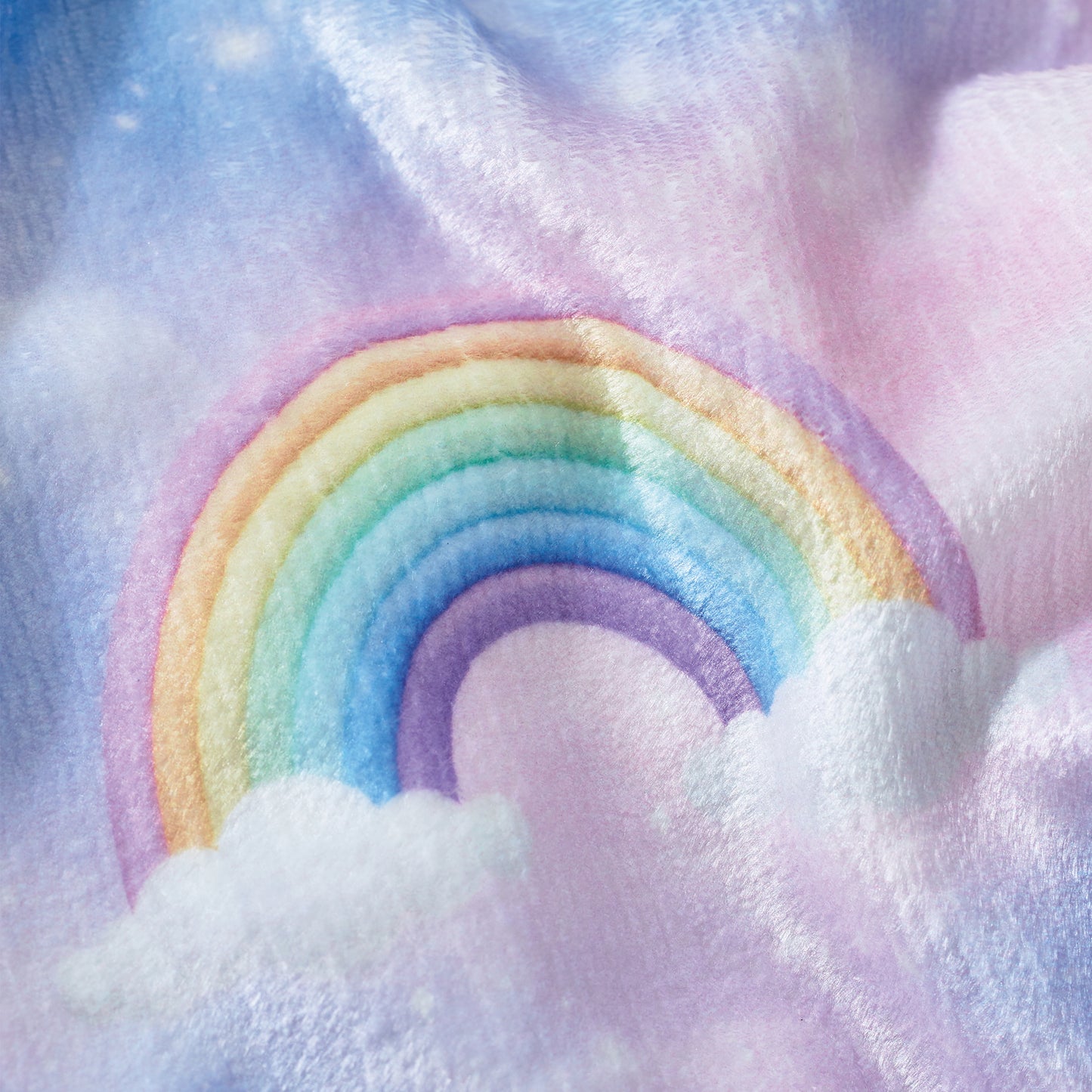 Catherine Lansfield Pink Candy Unicorn Cosy Fleece Blanket Throw