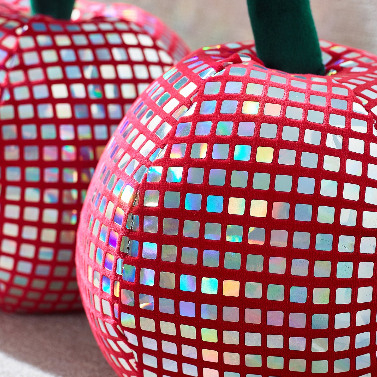 Catherine Lansfield Pink Disco Cherries 3D Shaped Cushion