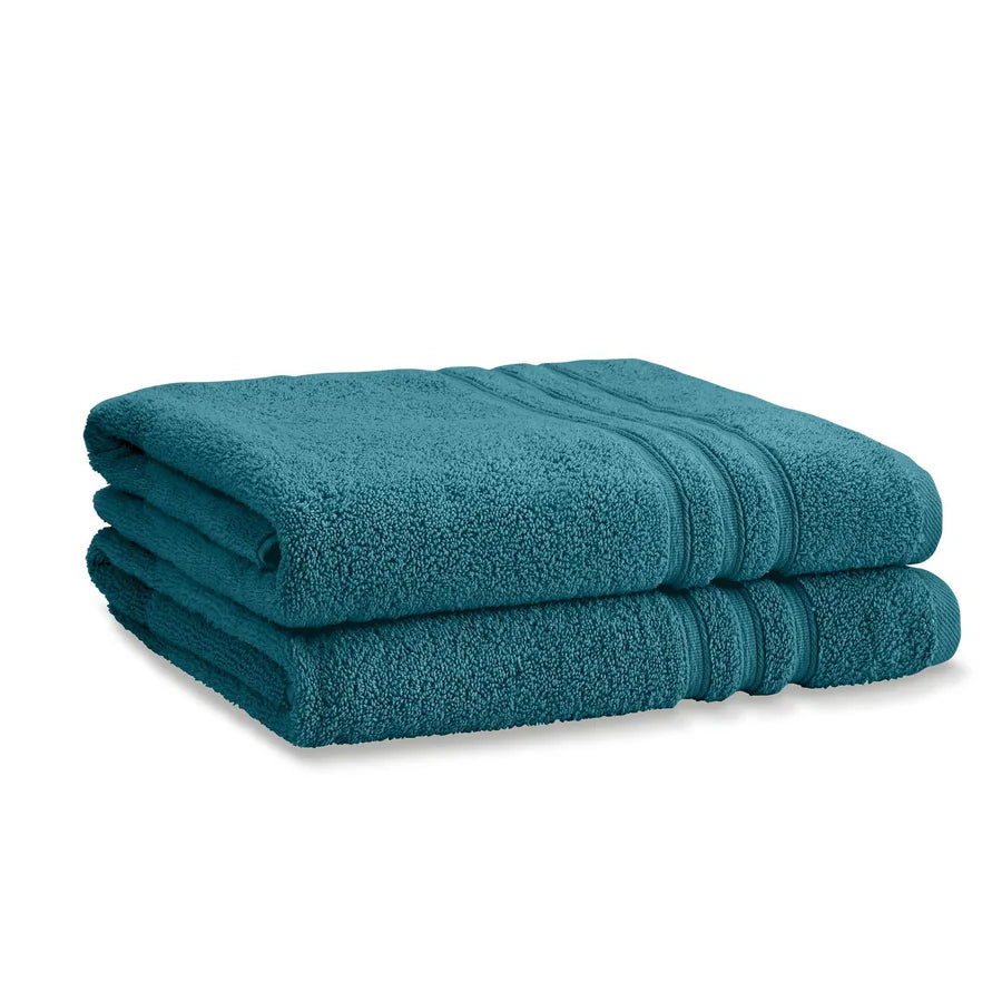 Zero Twist Bath Sheet Pair in Teal by Catherine Lansfield