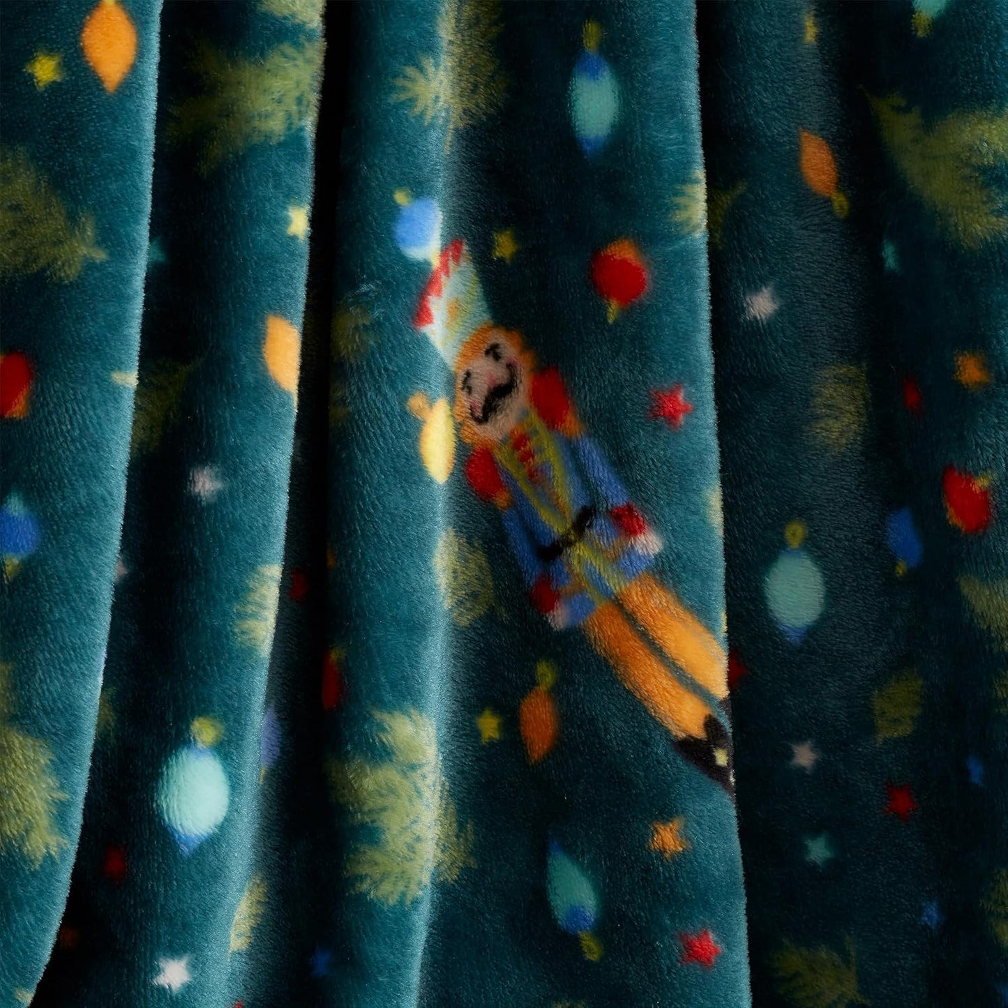 Christmas Nutcracker Fleece Throw