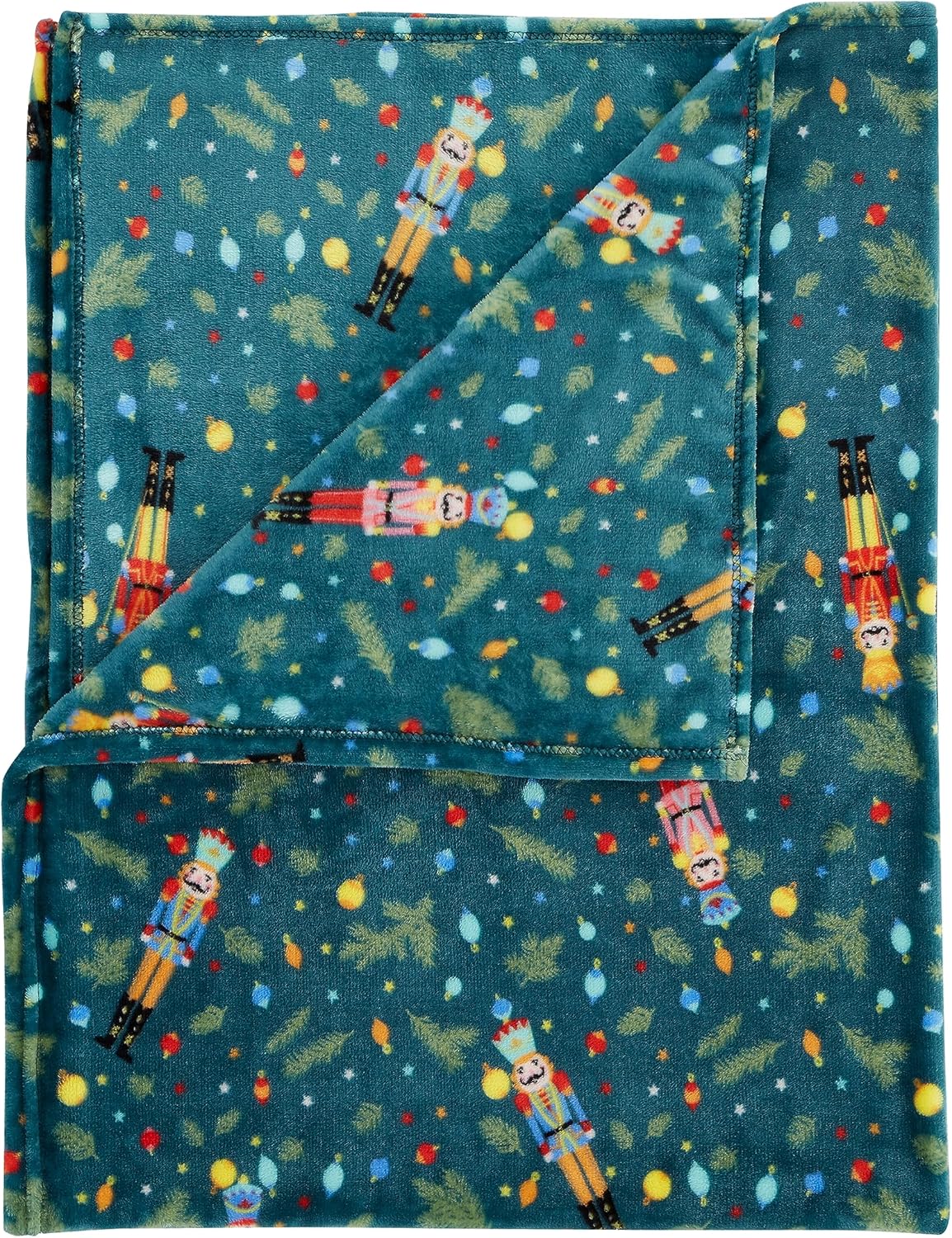 Christmas Nutcracker Fleece Throw