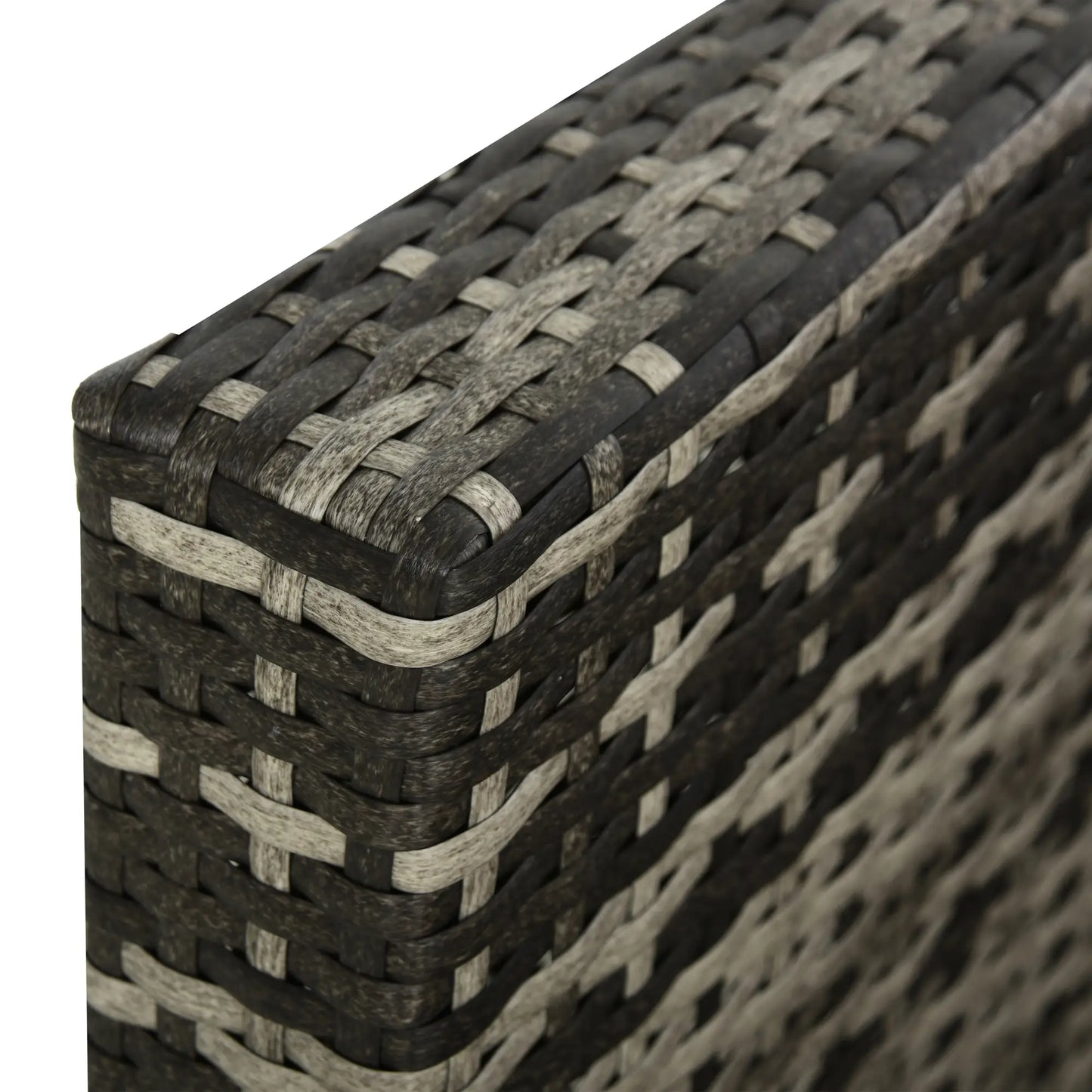 4-Seater Rattan Sofa Set in Grey