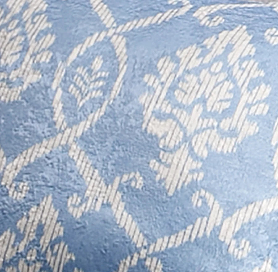 Vivianna Filled Cushion by Dreams & Drapes Curtains in Blue