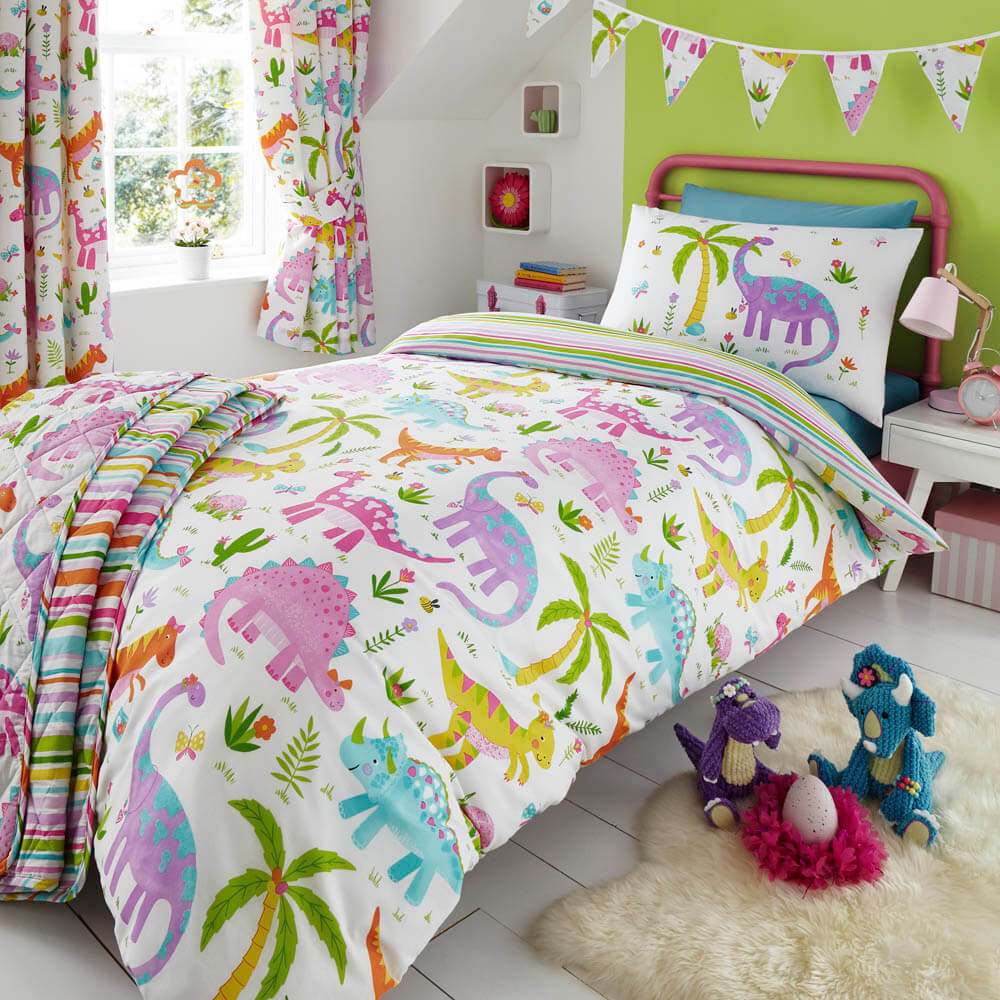 Daisy Dino Dinosaur Duvet Cover Set