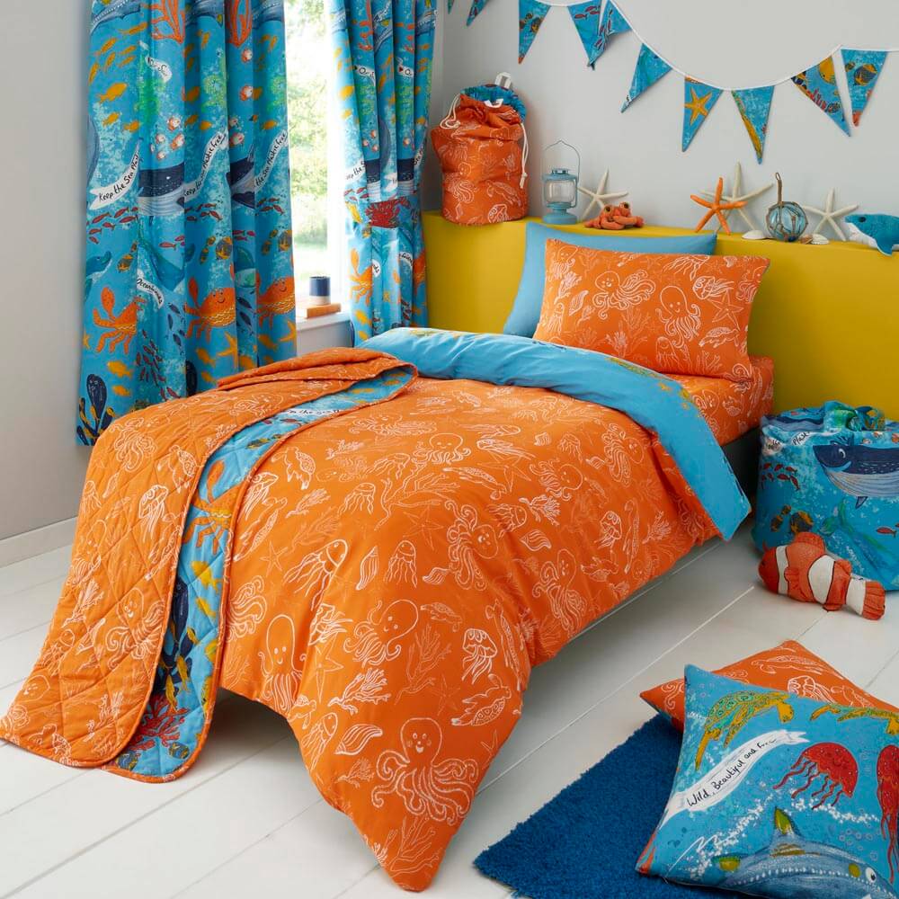 Ocean Friends Duvet Cover Set
