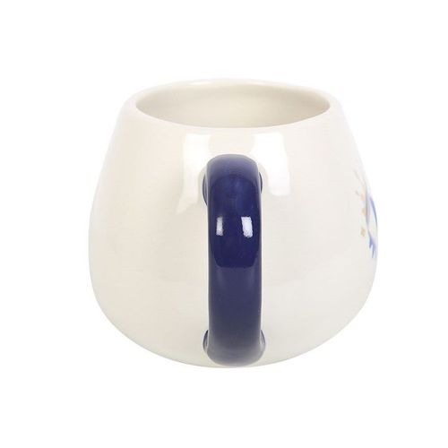 All Seeing Eye Rounded Mug in White