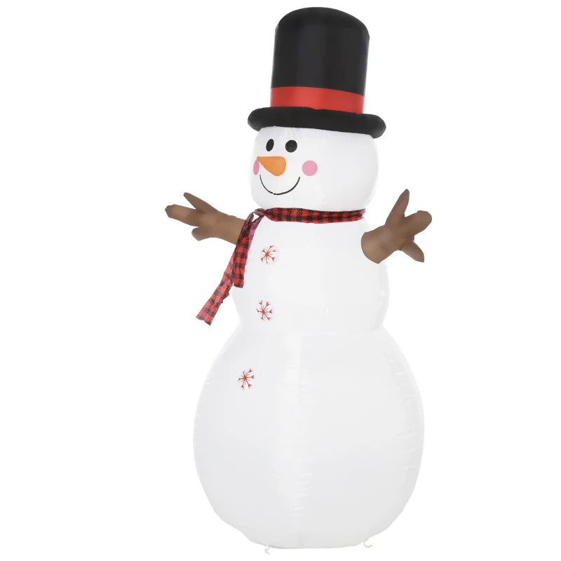 6ft Giant Inflatable Snowman Christmas Decoration with LED Lights