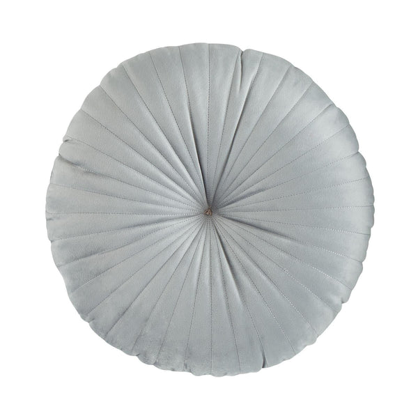 Round Soft Touch Cushion in Grey by Catherine Lansfield