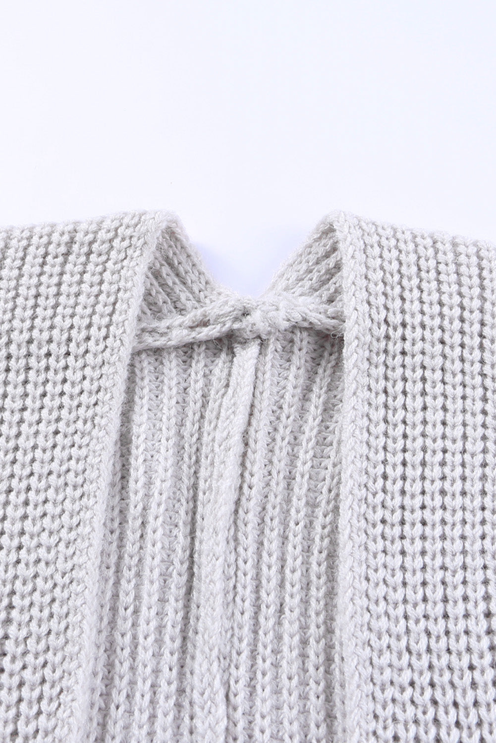 Batwing Sleeve Pocket Oversized Cable Knit Cardigan