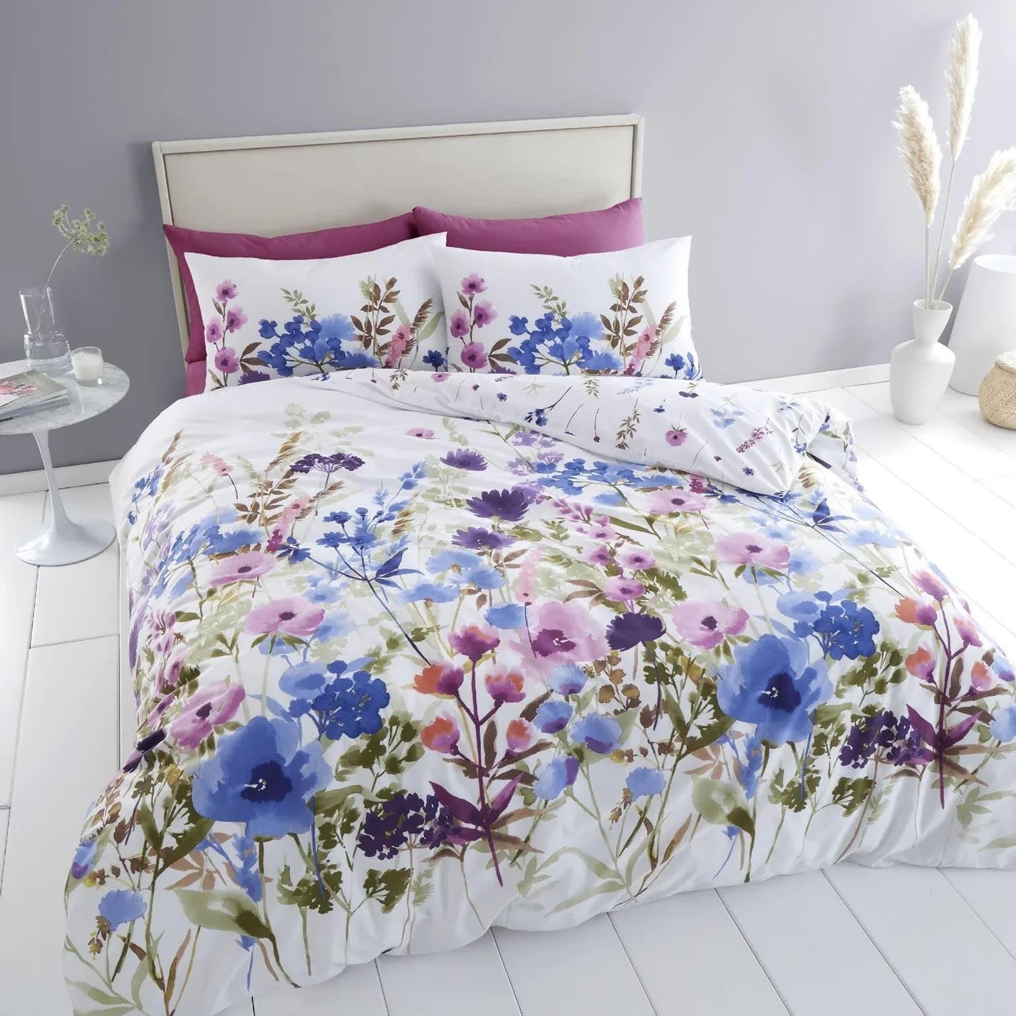 Countryside Floral Reversible Duvet Cover Set by Catherine Lansfield