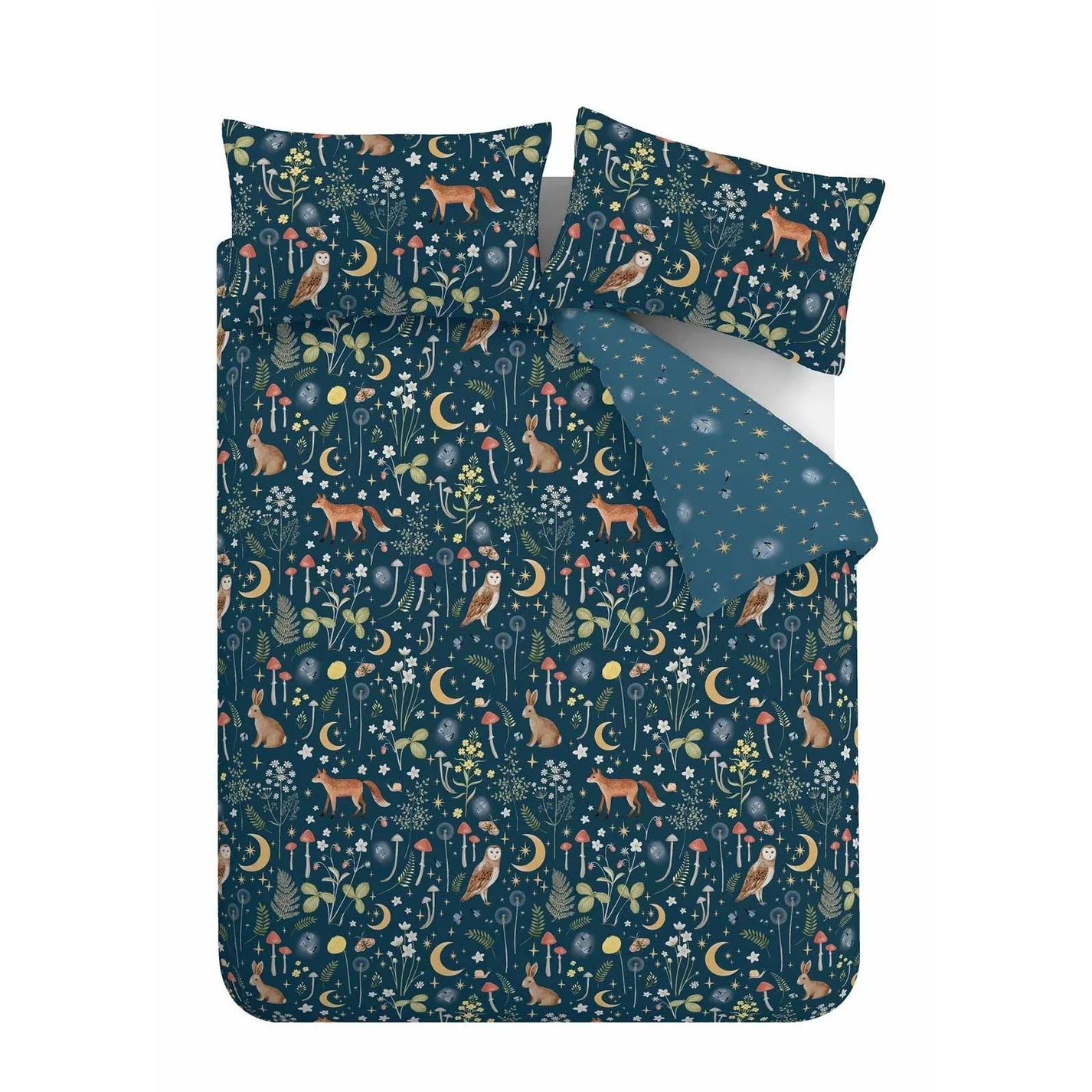 Enchanted Twilight Duvet Cover Set in Navy by Catherine Lansfield