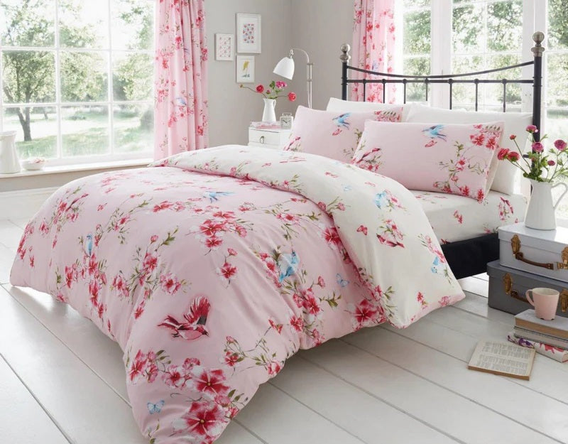 Birdie Blossom Duvet Cover Set