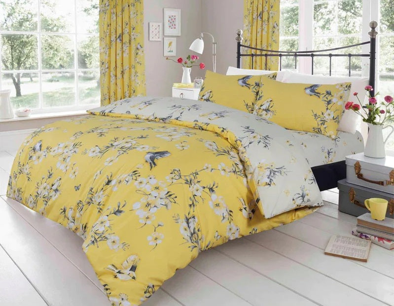 Birdie Blossom Duvet Cover Set