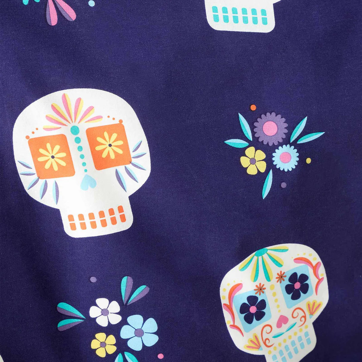 Sugar Skull Fiesta Reversible Duvet Cover Set in Purple by Catherine Lansfield