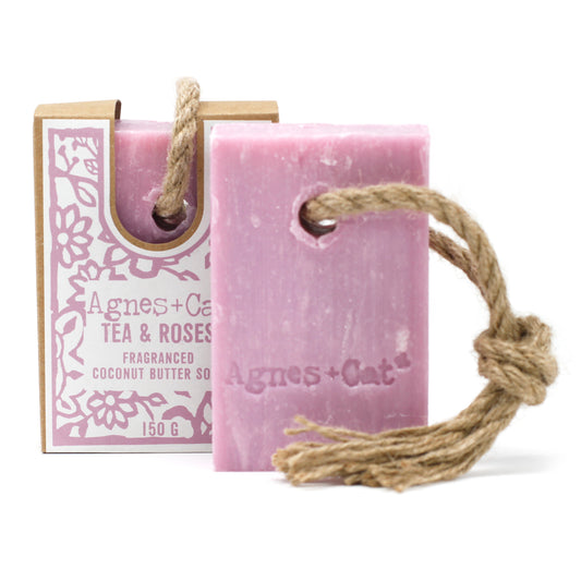 Soap On A Rope - Tea & Roses