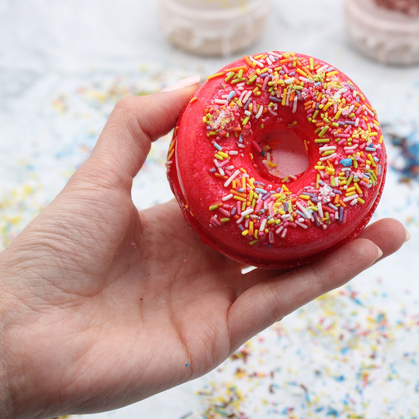 Strawberry & Banana Bath Donuts