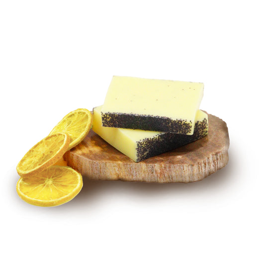 Lemon Poppy Soap Bar - Scent: Refreshing Lemon Zest