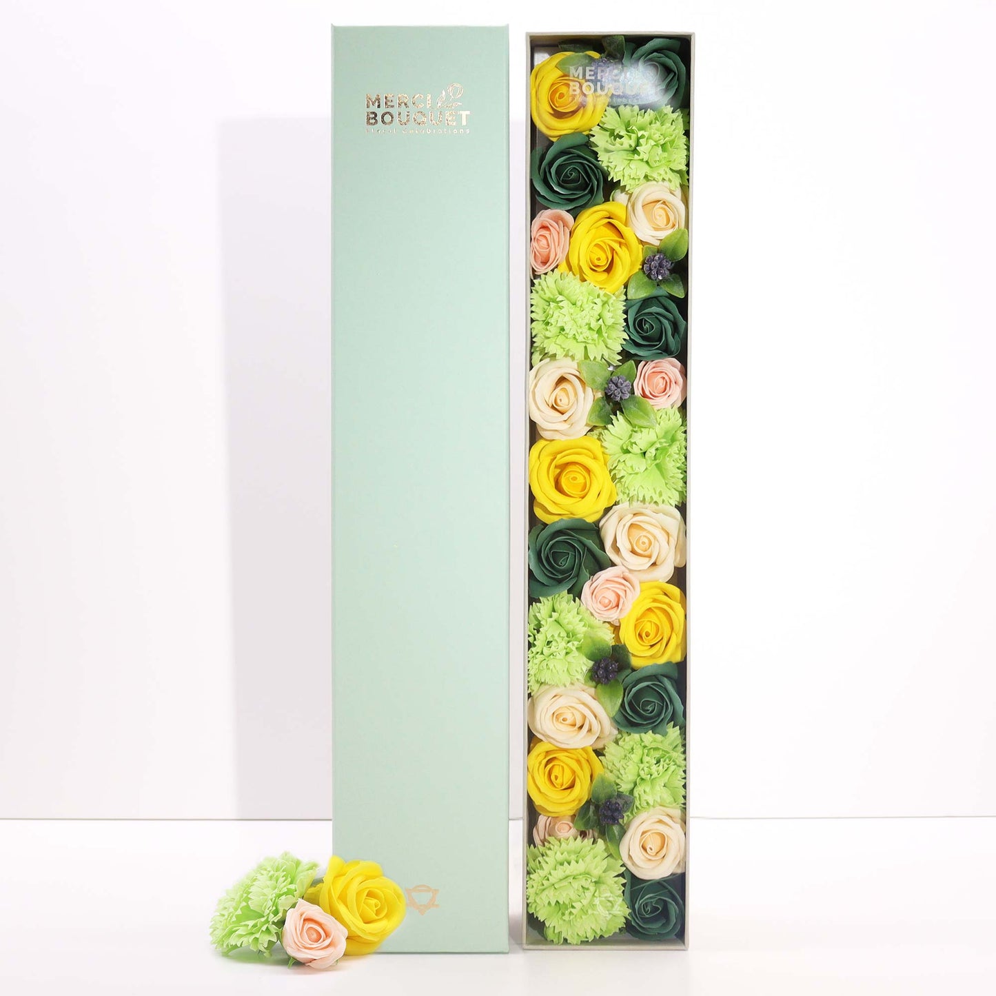 Extra Long Box - Spring Celibrations - Yellow & Greens