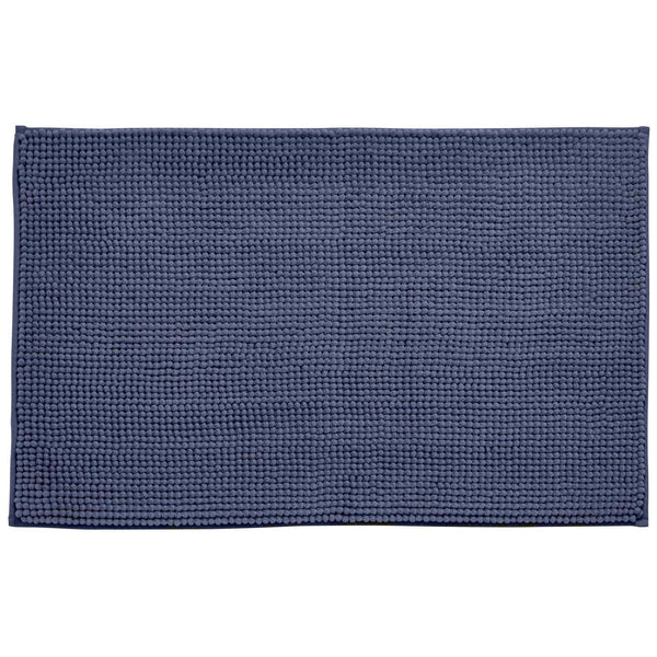 Bobble Textured Bath Mat Navy