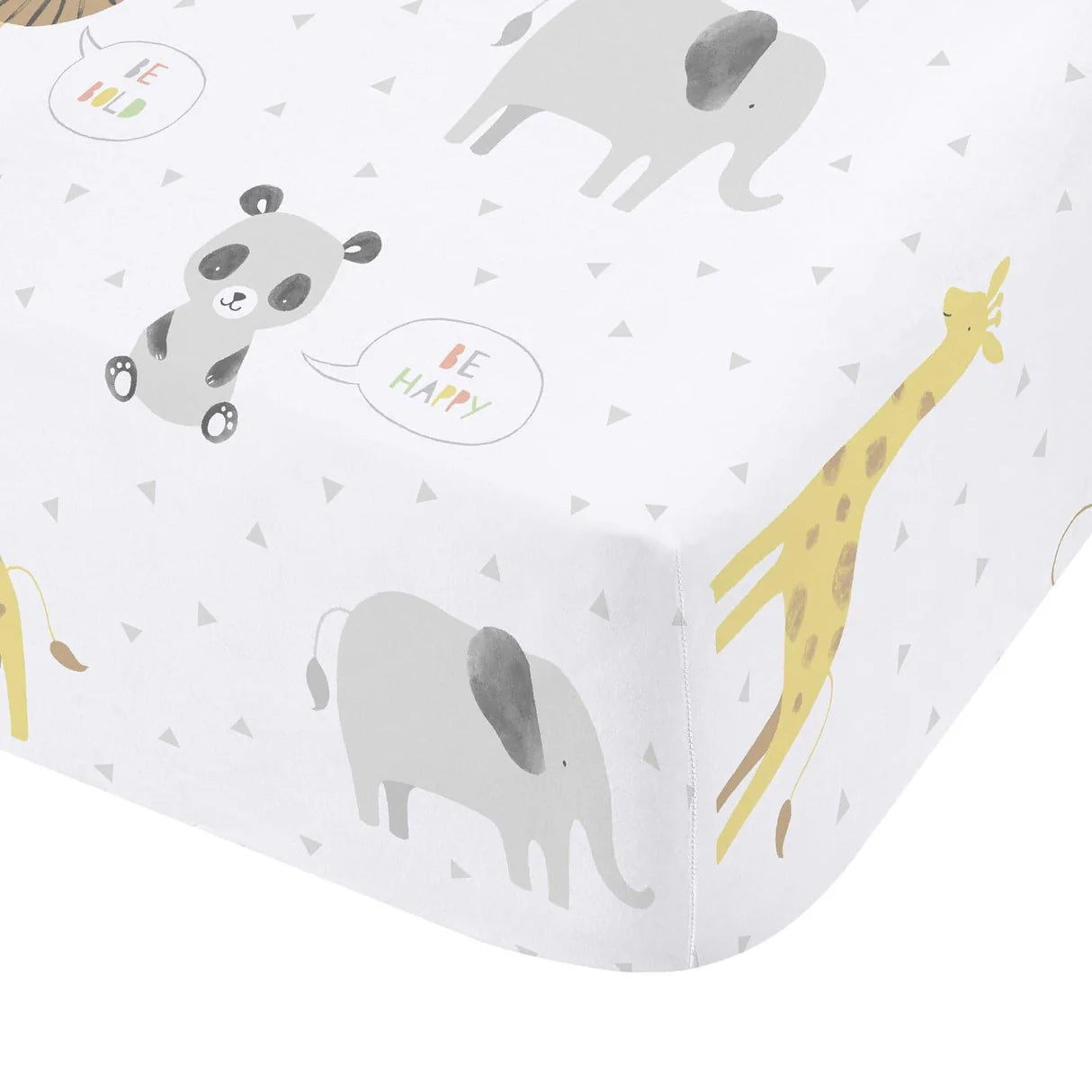 Roarsome Animals Fitted Sheet by Catherine Lansfield