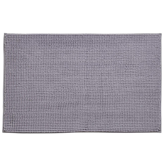 Bobble Textured Bath Mat Grey