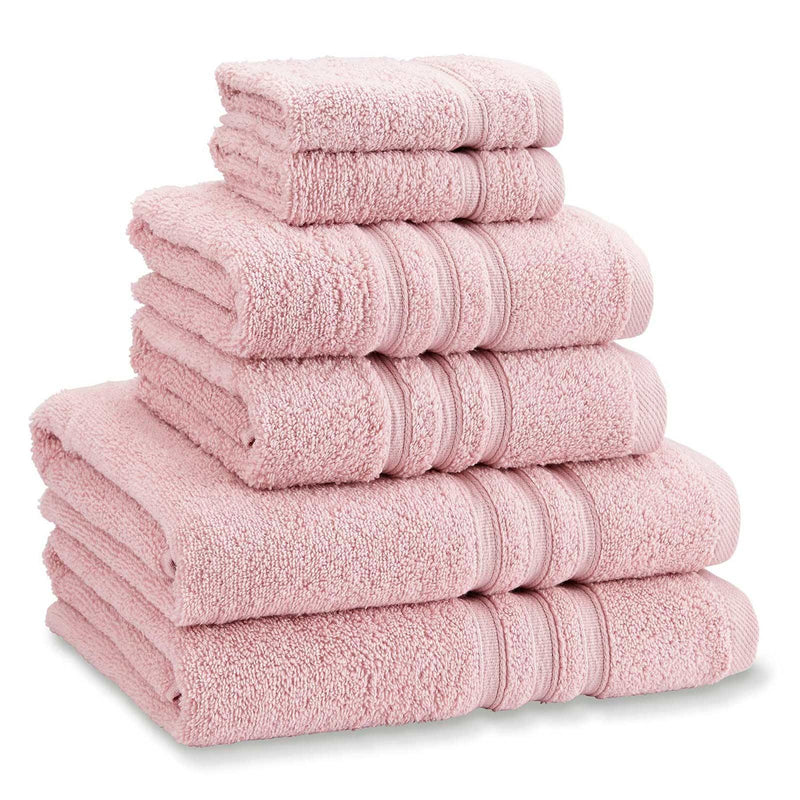 Zero Twist 6 Piece Towel Bale Set in Blush Pink by Catherine Lansfield