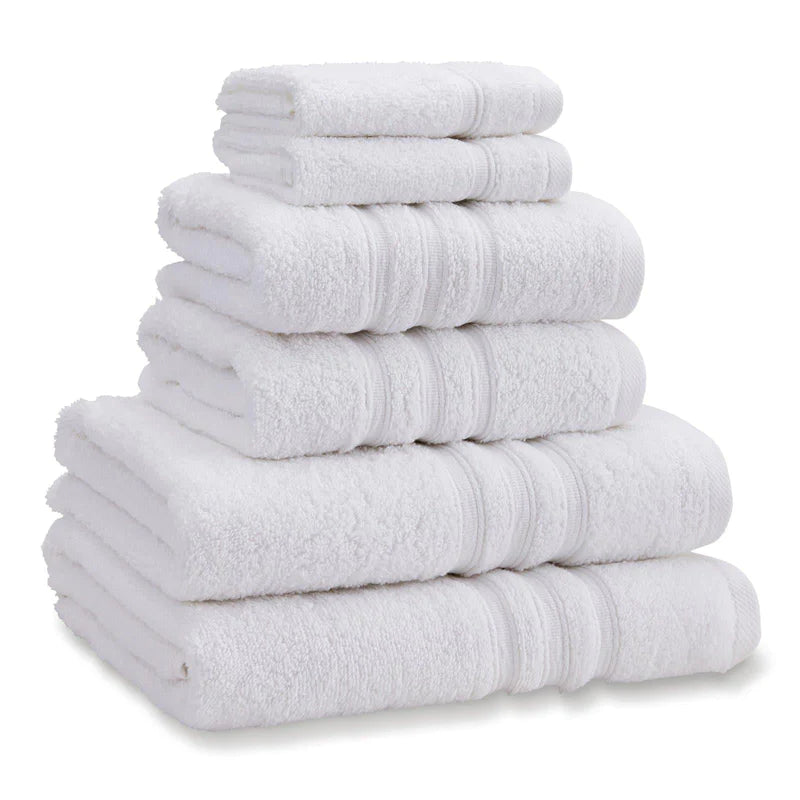 Zero Twist 6 Piece Towel Bale Set in White by Catherine Lansfield