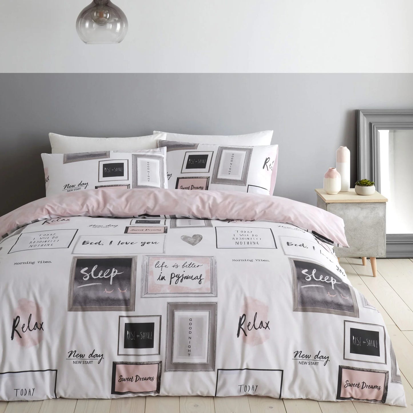 Sleep Dreams Duvet Cover Set by Catherine Lansfield