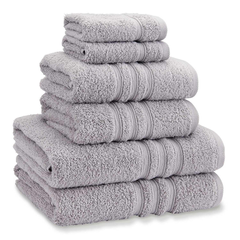 Zero Twist 6 Piece Towel Bale Set in Silver by Catherine Lansfield