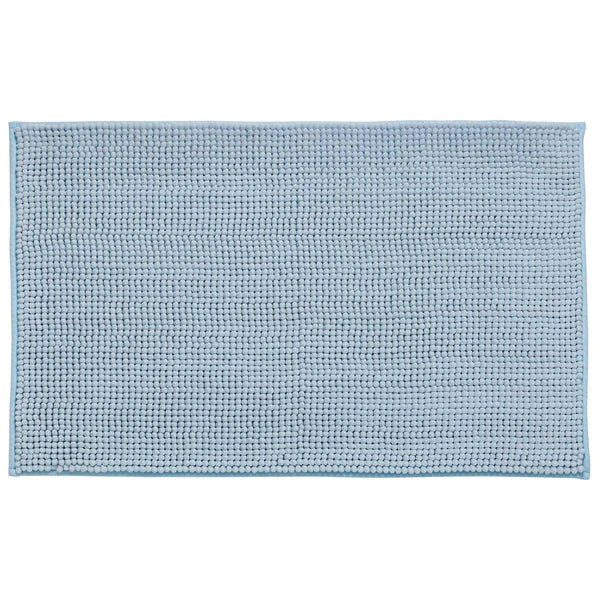 Bobble Textured Bath Mat Duck Egg