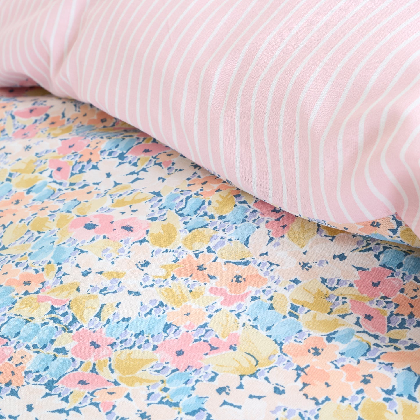 Darcy Floral Reversible Duvet Cover Set by Catherine Lansfield