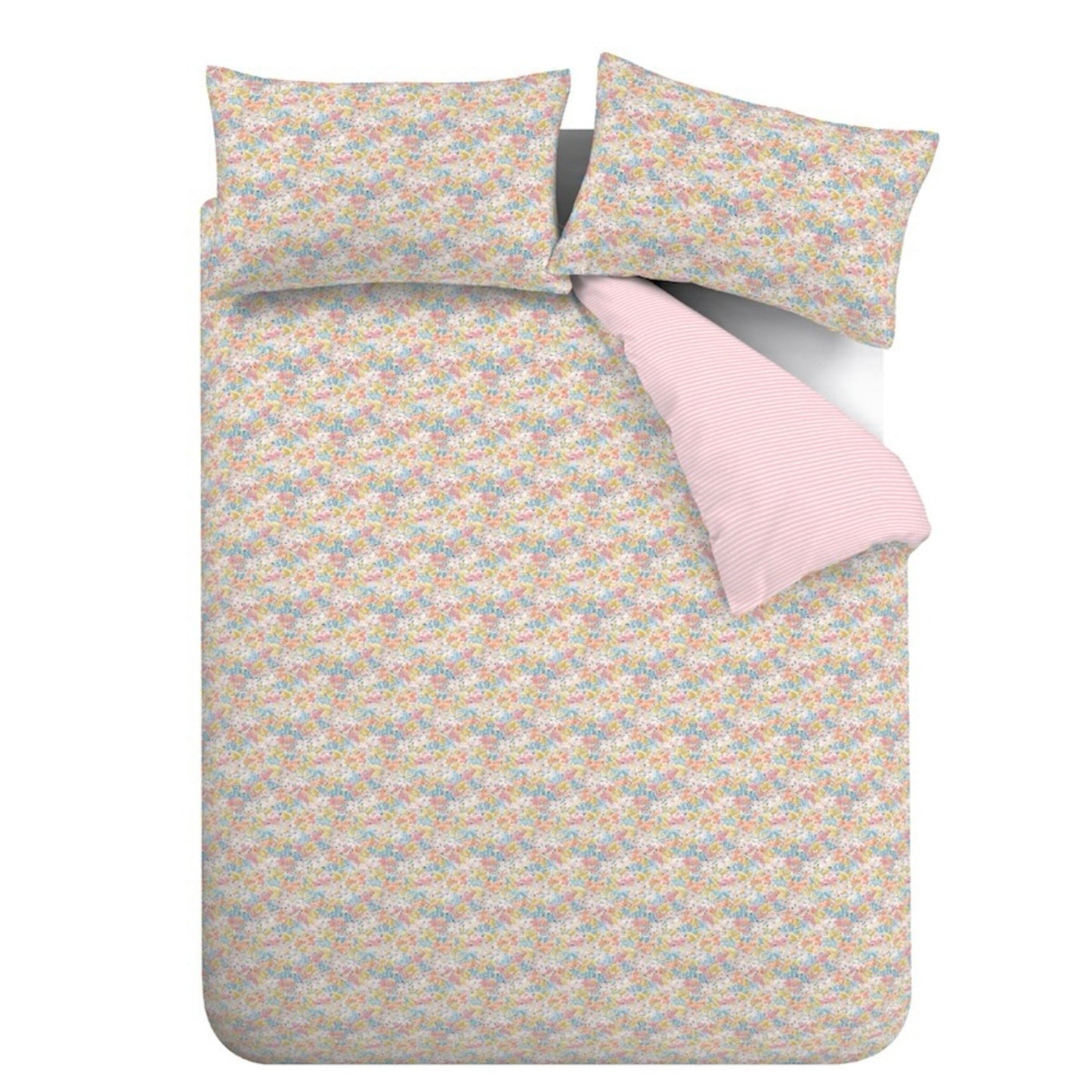 Darcy Floral Reversible Duvet Cover Set by Catherine Lansfield