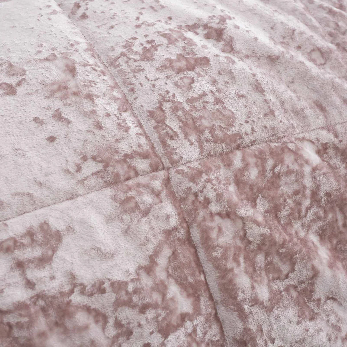 Crushed Velvet Bedspread Blush by Catherine Lansfield