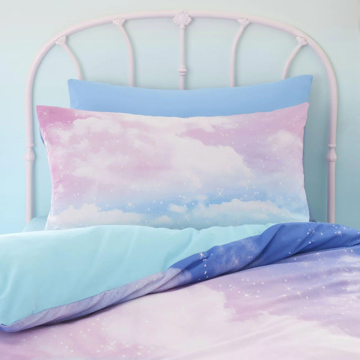 Ombre Rainbow Clouds Duvet Cover Set by Catherine Lansfield Kids