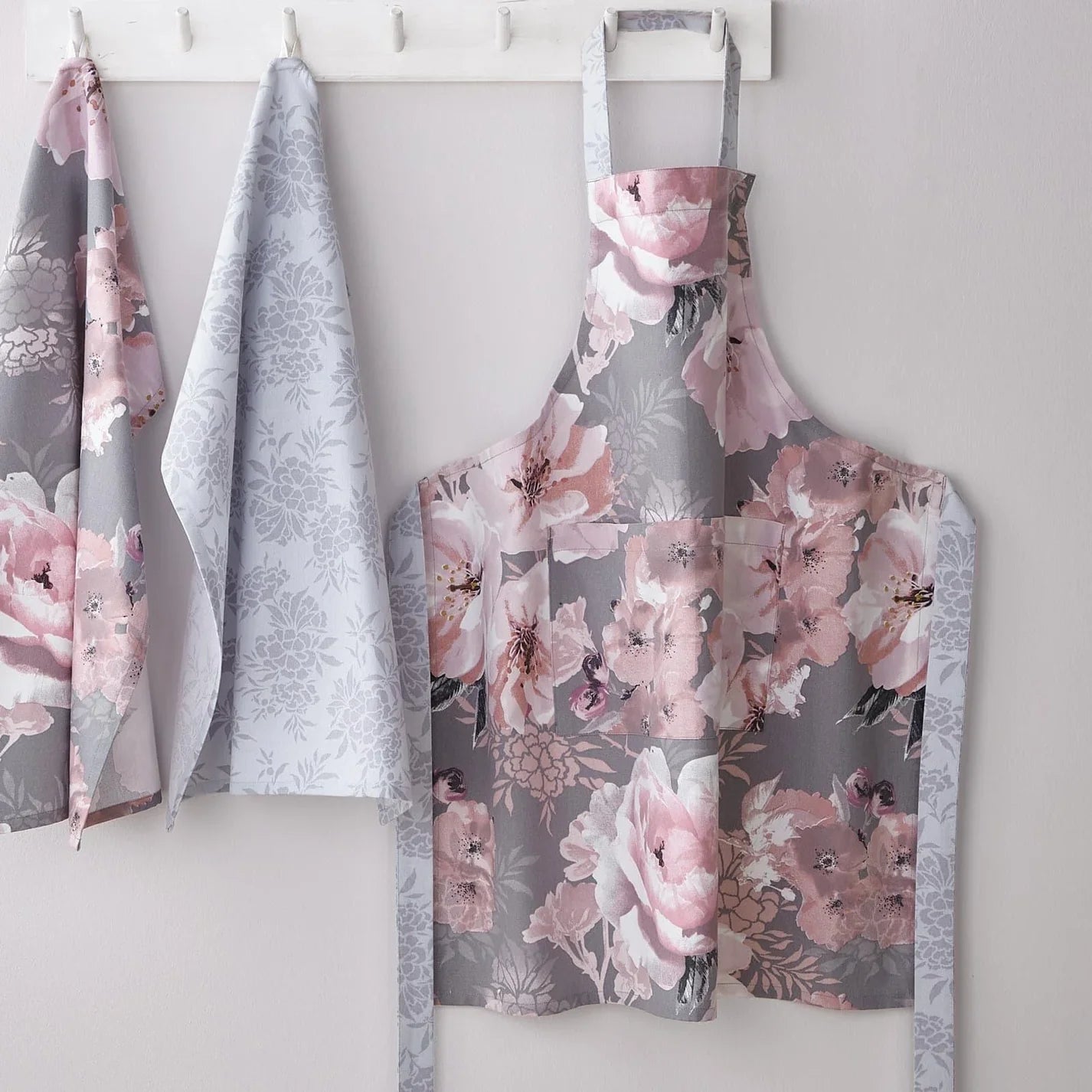 Dramatic Floral Apron