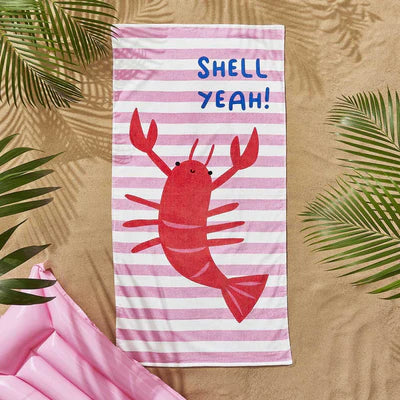 Shell Yeah Beach Towel by Catherine Lansfield