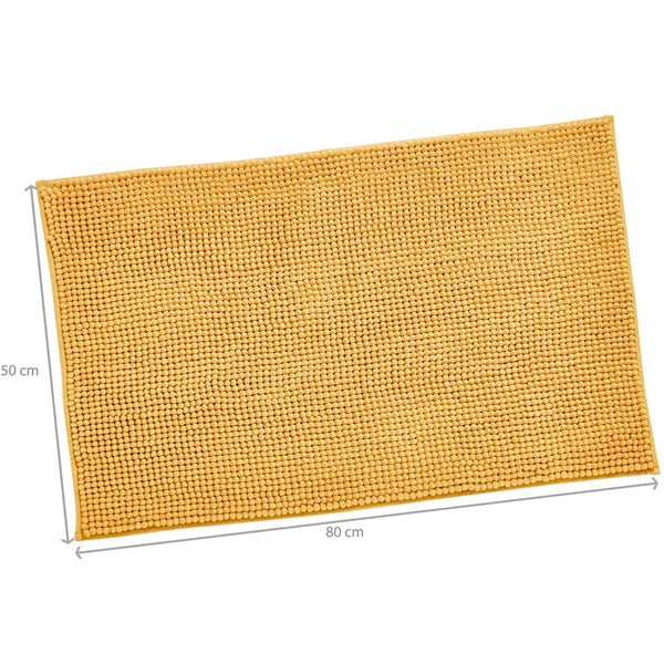 Bobble Textured Bath Mat Ochre