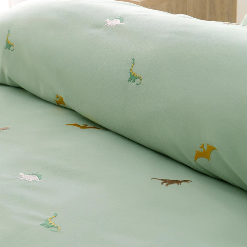 Embroidered Dinosaur Duvet Cover Set by Catherine Lansfield