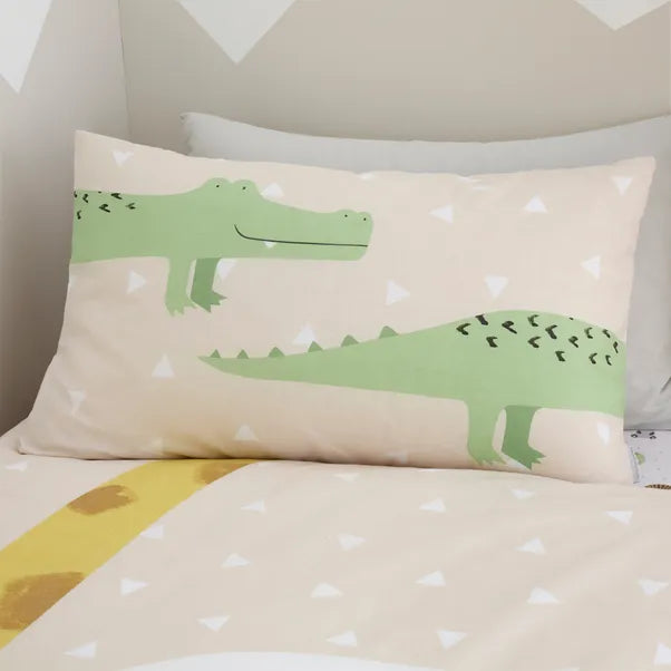 Roarsome Animals Reverisble Duvet Cover Set by Catherine Lansfield