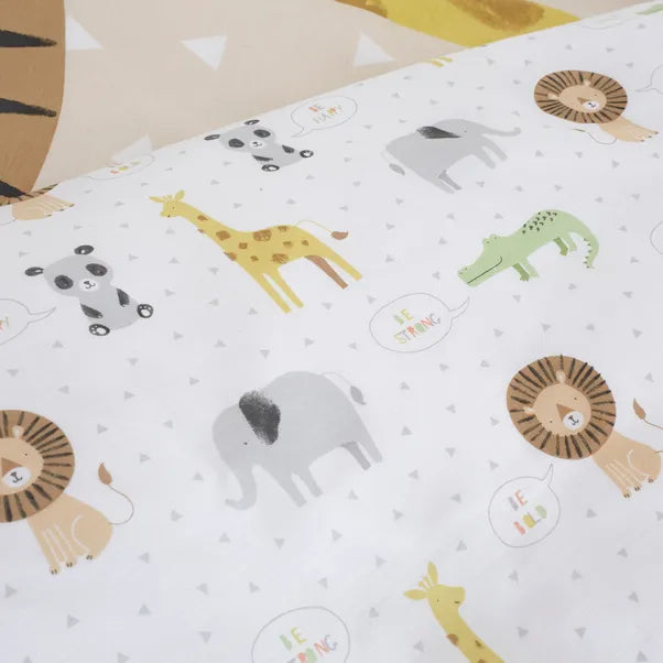 Roarsome Animals Reverisble Duvet Cover Set by Catherine Lansfield