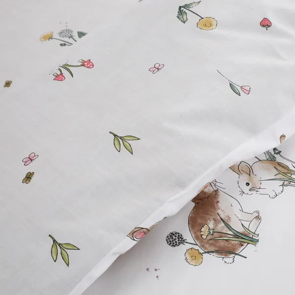 Bunny Rabbit Friends Duvet Cover Set by Little Bianca