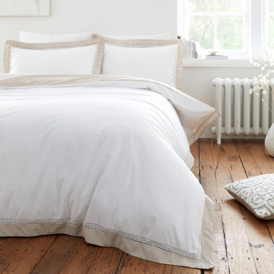 Oxford Lace Duvet Cover Set by Bianca